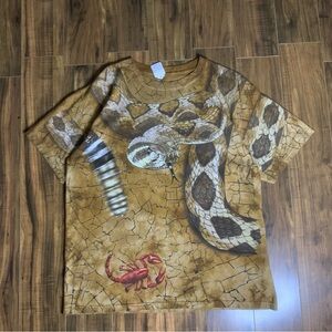 RARE 1996 Liquid Blue Rattlesnake tee